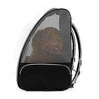 Вентилируемый рюкзак- переноска 38 х 32 х 42 см для собак и кошек Черный