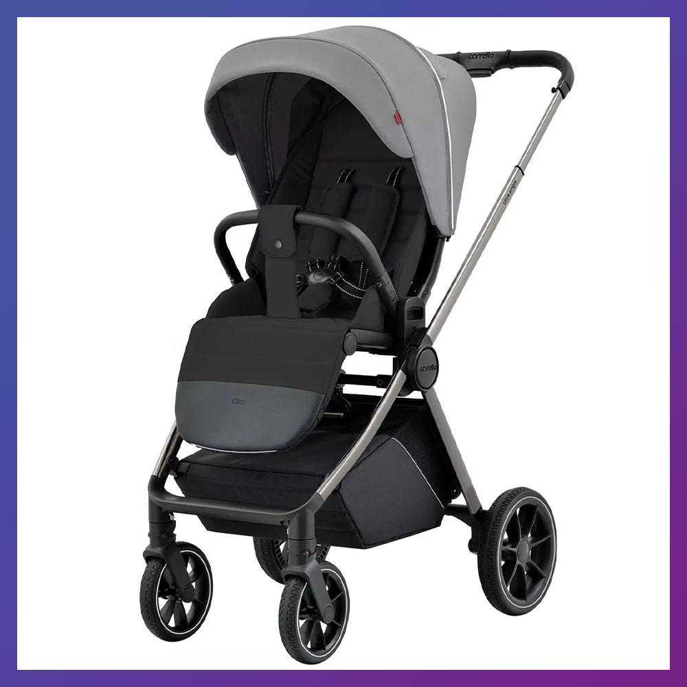 Дитяча прогулянкова коляска — книжка з регульованою спинкою CARRELLO Ultra CRL-5525 Matte Grey Сірий, фото 1