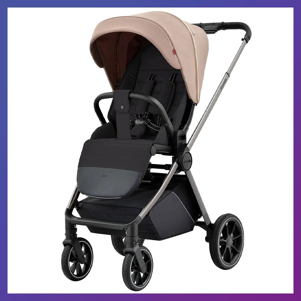 Дитяча прогулянкова коляска — книжка з регульованою спинкою CARRELLO Ultra CRL-5525 Vanilla Beige Бежевий, фото 1