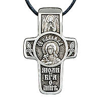 Хрест натільний посріблений Silvering Надія Свята Мучениця Надія Римська 3х1,8х0,2 см (19585)