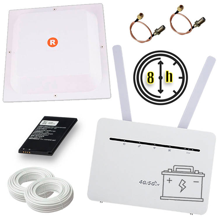 Потужний автономний інтернет (LTE 4G Wi-Fi Router B535 Pro + Антена МІМО 17 Дб), фото 1