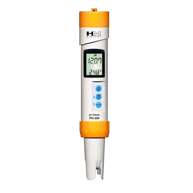 Професійний вологозахищений РН-метр HM PH-200 (0-14 РН; ±0.1 рН, ±1 °С) IP67, ATC