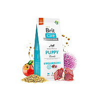 Гіпоалергенний Сухий корм для цуценят 12 кг. Brit Care Puppy Lamb & Rice Брит для собак з ягням і рисом, фото 5