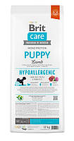 Гіпоалергенний Сухий корм для цуценят 12 кг. Brit Care Puppy Lamb & Rice Брит для собак з ягням і рисом, фото 4
