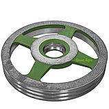 Шків великий до роторної косарки 1.35 м Wirax, Lisicki, Biardzki z-169, z-173, z-069 (3х струмковий), фото 5