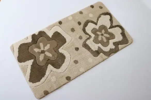Килимок для ванної кімнати Ultra Vonaldi 66x120 см Бежевий 1