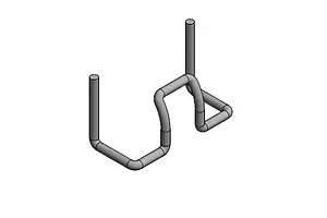 Обмежувач кута відкриття завіси GTV Z-OGR-KAT BICN/ECHC темний нікель