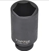 Голівка ударна 6-гранна довга TOPTUL 1/2" 30мм KABE1630