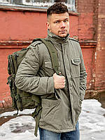 Теплая оригинальная мужская куртка парка Surplus Paratrooper Winter Jacket, курточка в стиле милитари олива(M) XL