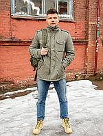 Теплая оригинальная мужская куртка парка Surplus Paratrooper Winter Jacket, курточка в стиле милитари олива(M) XXXL