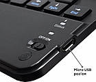 Чохол-клавіатура Smart Cover + Мишка для Samsung Galaxy Tab A7 Lite 8.7" Ukr+Ru+En Black, фото 6