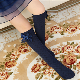 Гольфи панчохи ошатні Сині (10144)