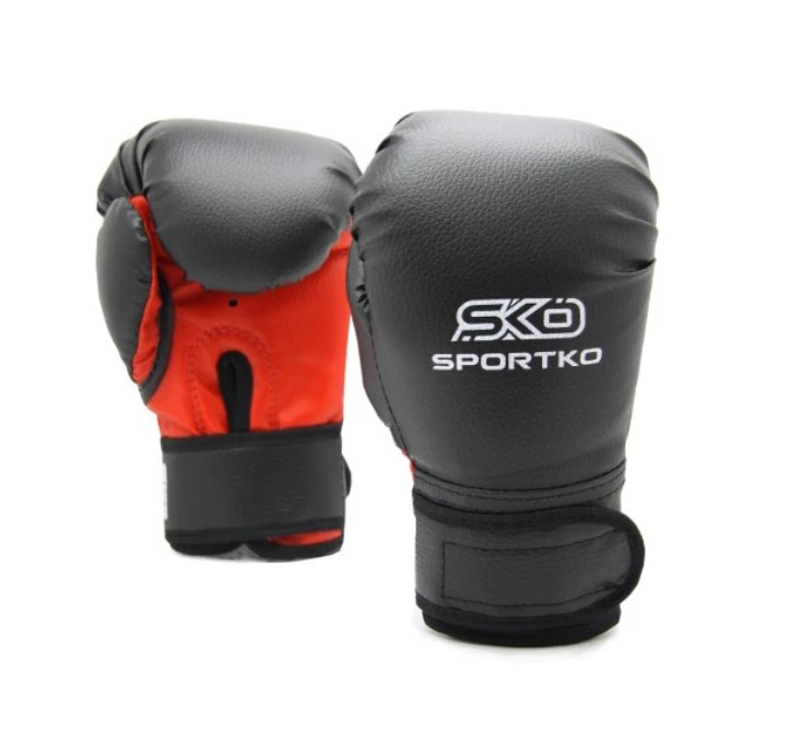 Детские перчатки для бокса 6 OZ | Перчатки боксерские | Боксерские перчатки для тренировок черные - фото 1 - id-p2006962186