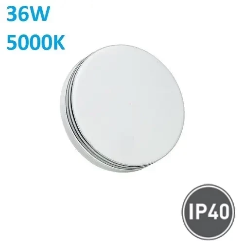 LED світильник накладний круглий 36W 5000К SILVER