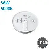 LED світильник накладний круглий 36W 5000К SILVER, фото 4