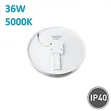 LED світильник накладний круглий 36W 5000К SILVER, фото 5
