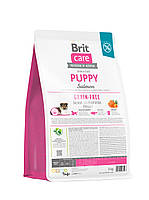 Сухий корм Беззерновий для собак Brit Care Puppy Salmon and Potato для цуценят Бріт з лососем і картоплею 3 кг., фото 3