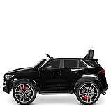 Дитячий одномісний електромобіль 2 мотори*45 W 4563, Чорний фарбований, фото 2