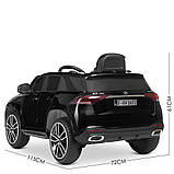 Дитячий одномісний електромобіль 2 мотори*45 W 4563, Чорний фарбований, фото 3