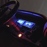 Дитячий одномісний електромобіль 2 мотори*45 W 4563, Чорний фарбований, фото 4