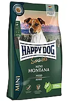 Сухой корм Happy Dog Sensible Mini Montana для собак малых пород с чувствительным пищеварением, 4 кг