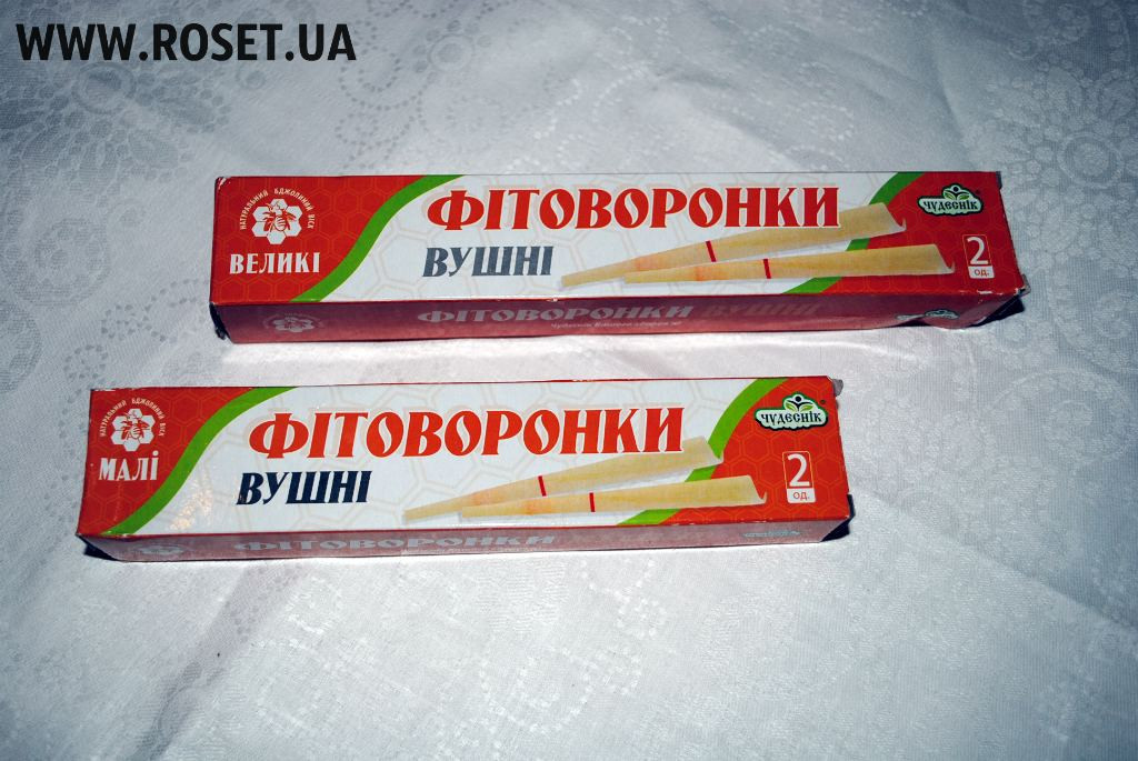 Фитоворонки (фитосвечи) вушні Чудесник