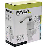 Нагрівач води мережевий FALA ДО 60°С, 3 кВт, тиск 0.04-0.6 MPA, гусак 10 см, нижнє підключення, фото 3