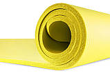 Мат для фітнесу та йоги Hop-Sport HS-N015GM 1,5 см жовтий, фото 5