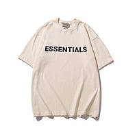 Футболка Fear Of God Essentials Beige