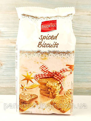 Печиво Favorina Spiced Biscuits, 600 г (Німеччина)