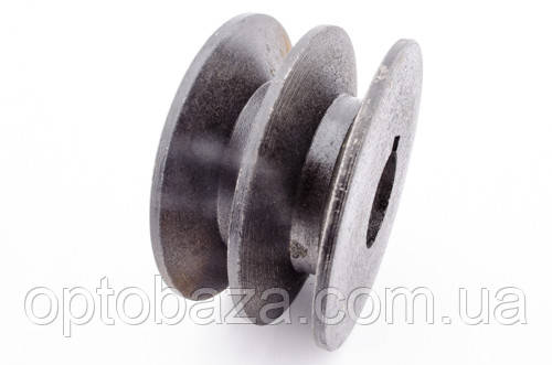 Шкив 2 ручейный под вал 25 мм для бензинового двигателя 188F ( 13 л.c ...
