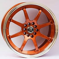 Кованые диски Alexrims AFC-2 (forged) R17 W8 PCD5x100 ET42 DIA67.1 (bronze + polished rim)