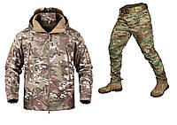 SOFT SHELL комплект Multicam: штани та курточка v2