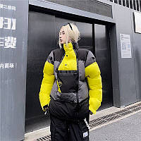 Зимний пуховик Supreme x The North Face Step Tech Down Yellow(ориг. бирки) S