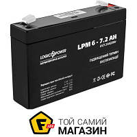 Аккумулятор для ИБП Logicpower LPM 6В 7.2Ач (3859)