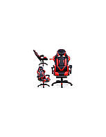 Игровое компьютерное кресло с подушками Красный