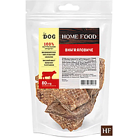 Ласощі для собак Вим'я яловиче HOME FOOD For DOG 80 г