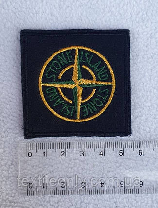 Нашивка Патч Stone Island 55х55 мм, фото 3