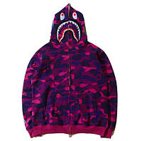 Зип худи BAPE Shark Camo Violet(ориг. бирки)