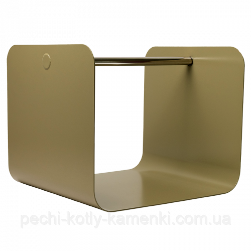 Дровниця "Nuvo" для каміну оливка