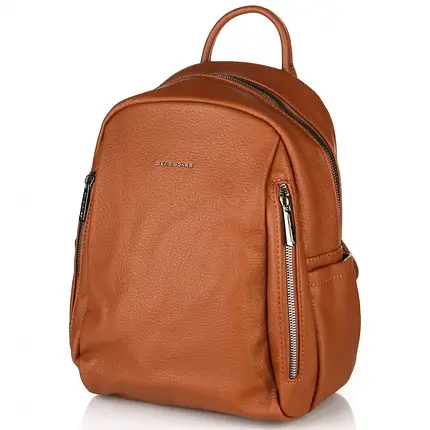 Жіночий міський рюкзак David Jones 6746 COGNAC, фото 1