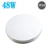 LED світильник накладний круглий 48W 5000К SILVER, фото 3