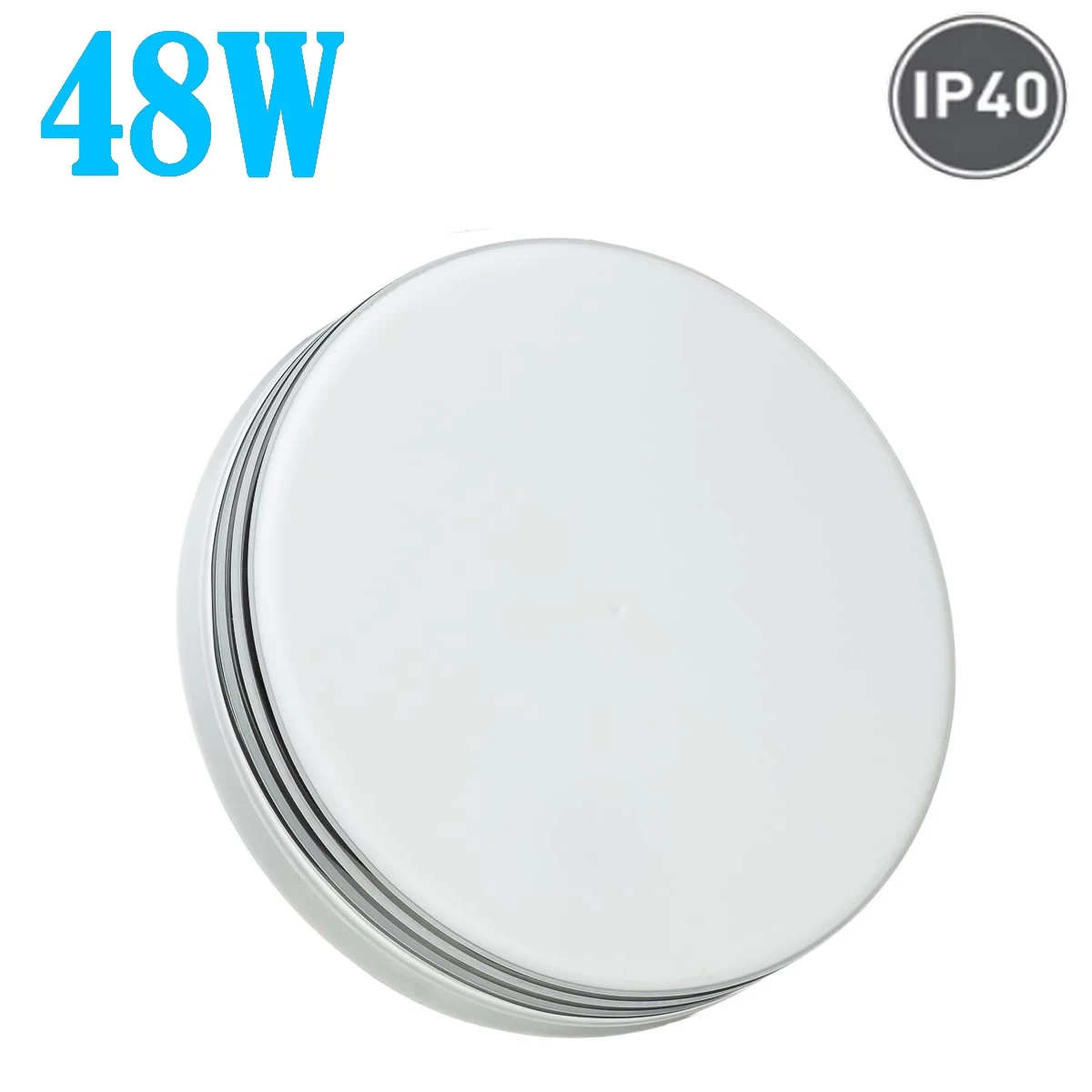 LED світильник накладний круглий 48W 5000К SILVER