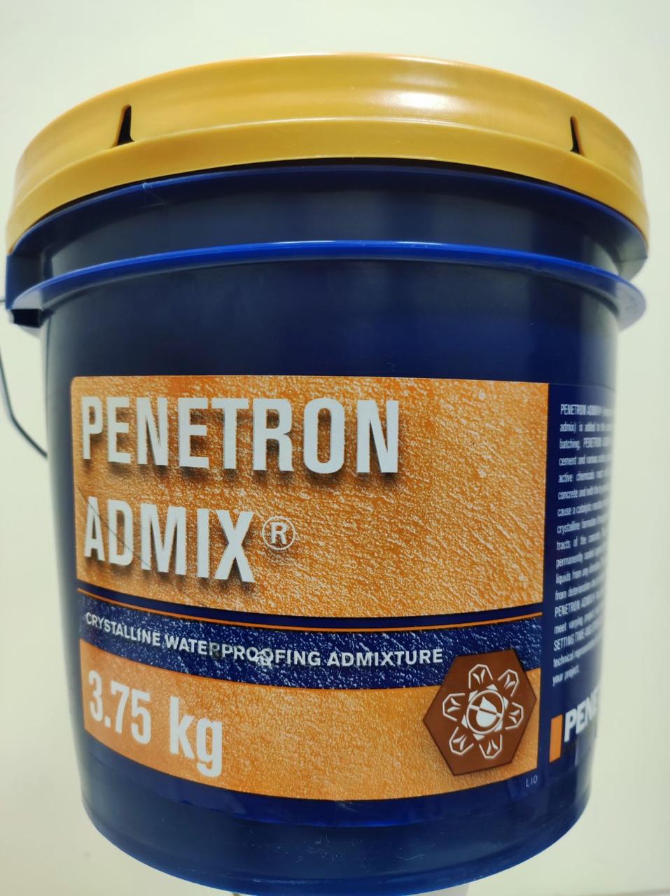 Кристалева гідроізоляція Пенетрон Адмікс (Penetron Admix) 3,75 кг, відро