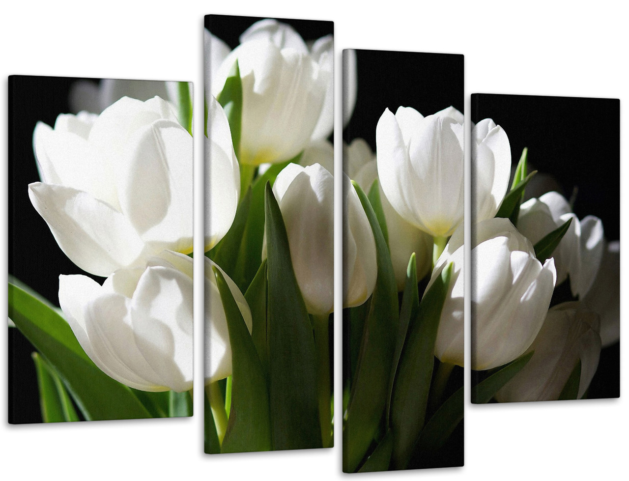 Модульна картина Тюльпани Art-104_4 з лаковим покриттям