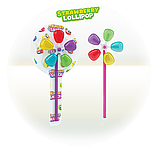 Цукерка JOHNY BEE ® Monster Snack Windmill 30шт/дисп, фото 2