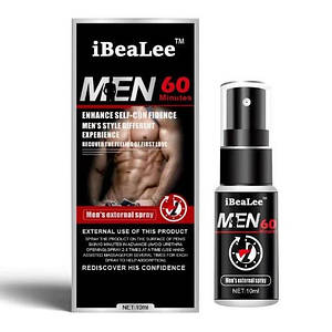 Спрей пролонгатор для продовження статевого акту iBeaLee Men 60 10 ml оригінал