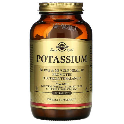 Калій Solgar Potassium 250 tab, фото 1