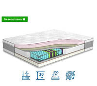 Преміум матрац ГОЛД анатомічний з латексом та ефектом пам'яті двосторонній мультизонний Pocket Spring 7 zone