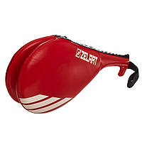 Ракетка для тхэквондо двойная Zelart Fight Gear 1421 Red-White